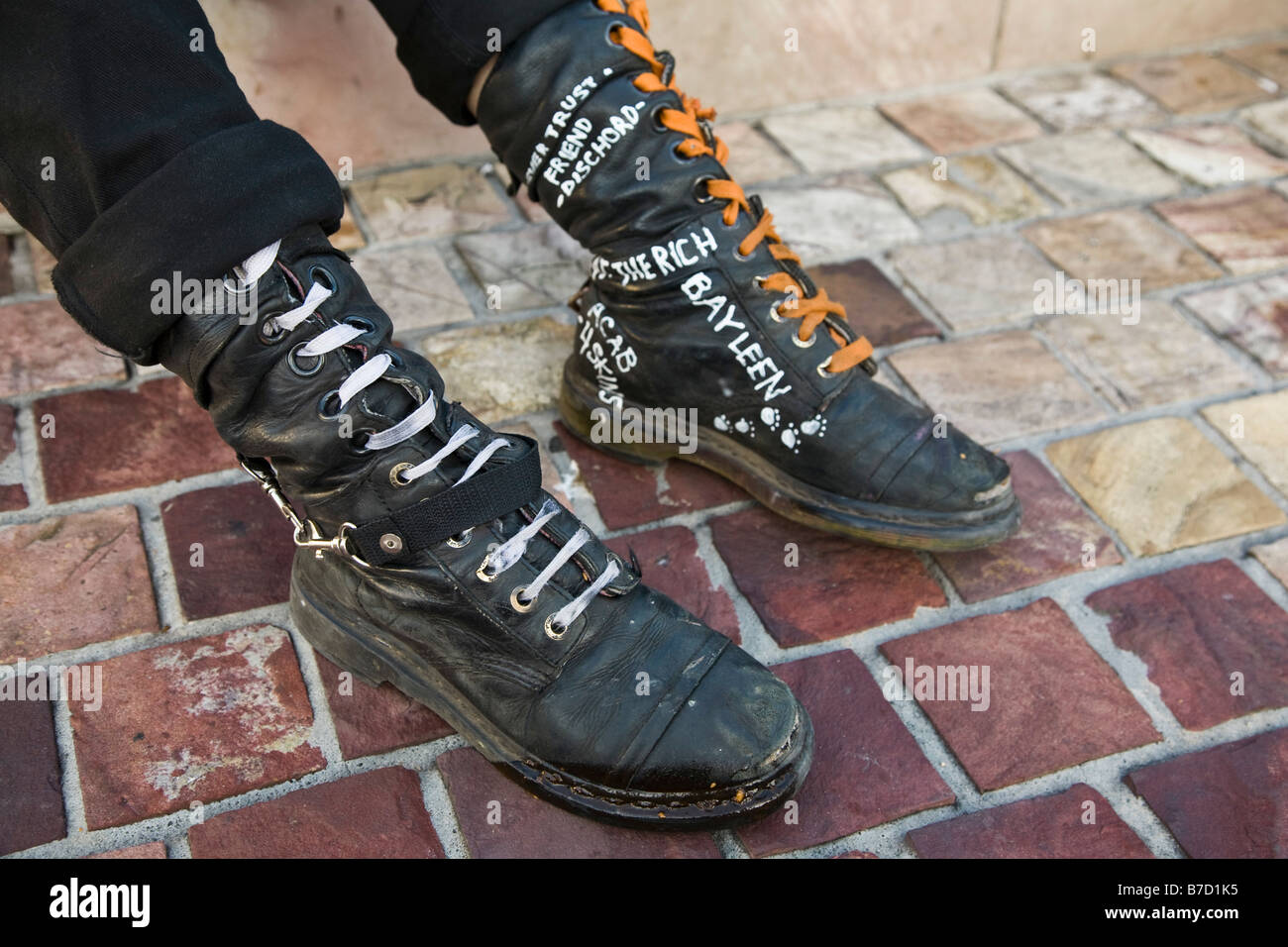 Crust punk clearance boots