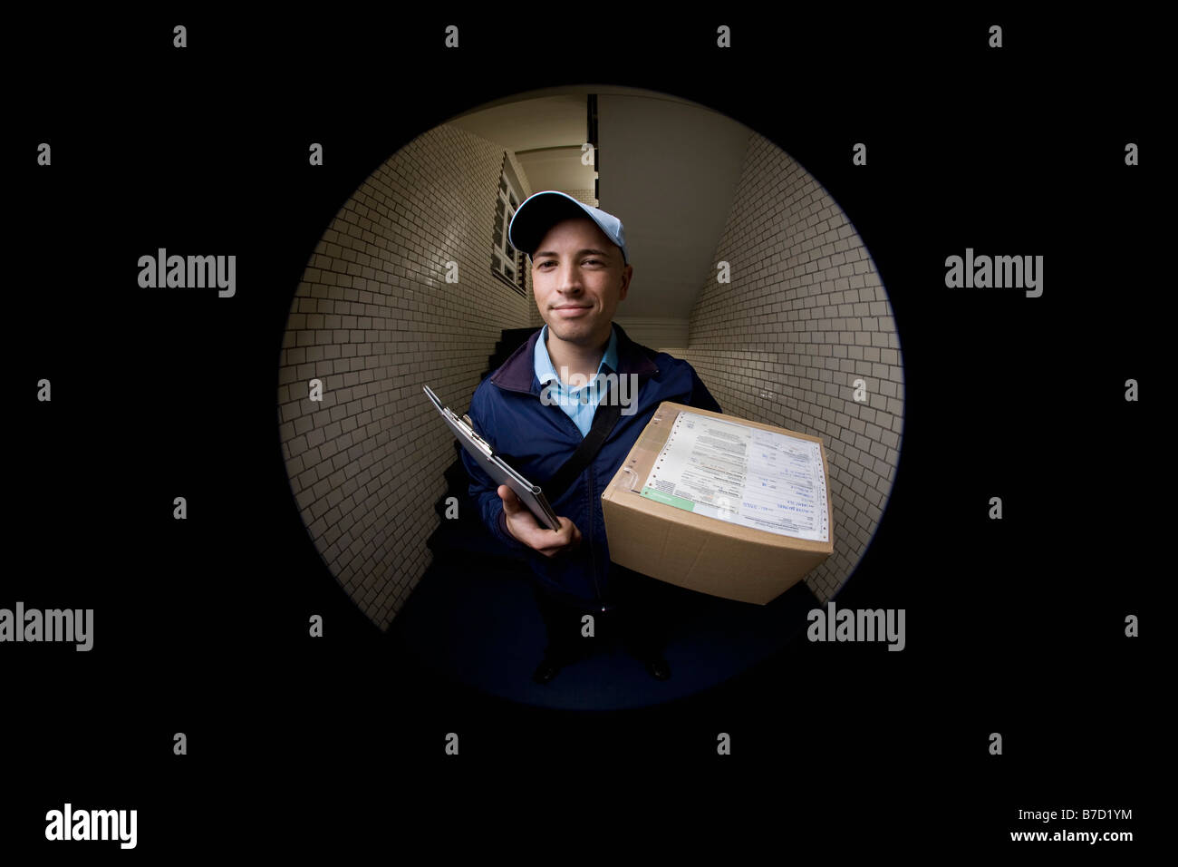 Package security delivery service hi-res stock photography and images