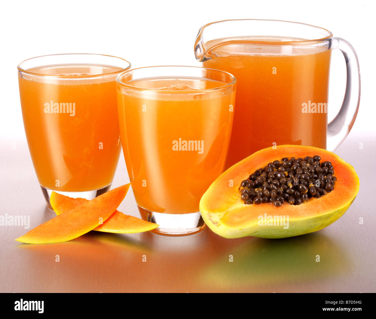 PAPAYA JUICE Stock Photo Alamy