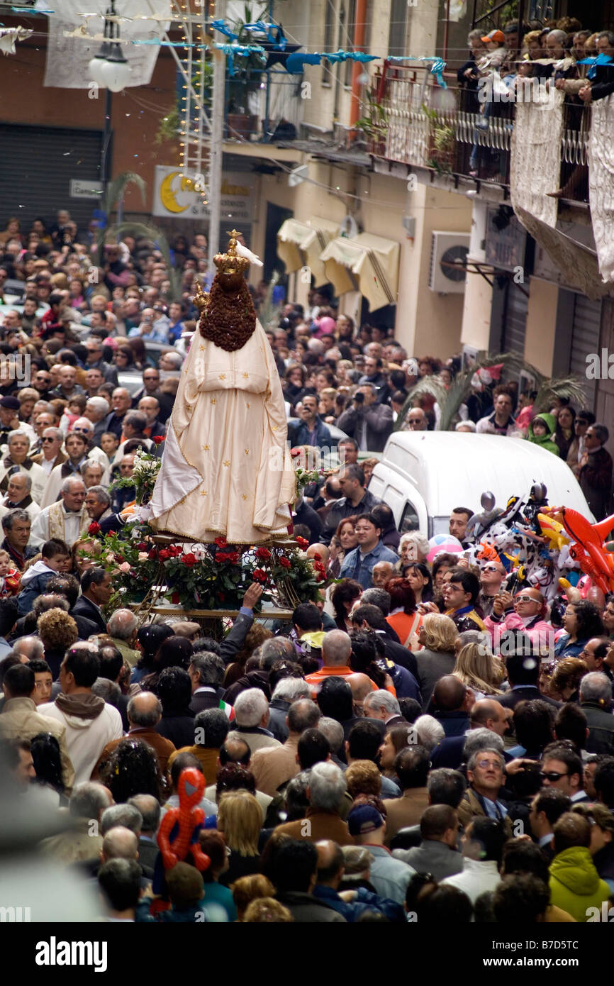 Celebration for Madonna delle Galline feast, Pagani, Campania, Italy Stock Photo