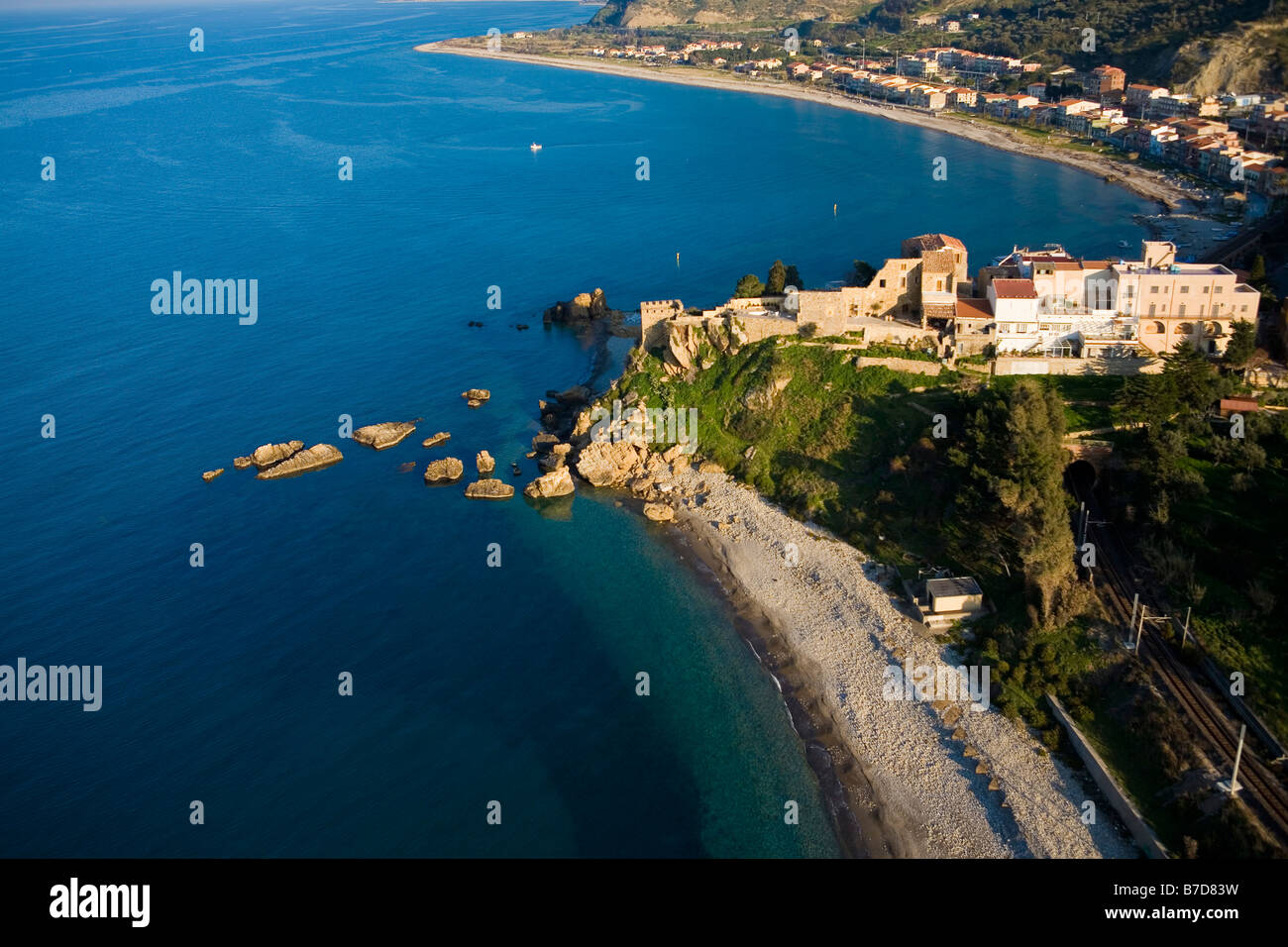 Aerial View Castel Di Tusa Sicily Italy Stock Photo Alamy Aerial View Castel Di Tusa Sicily Italy Stock Photo Alamy