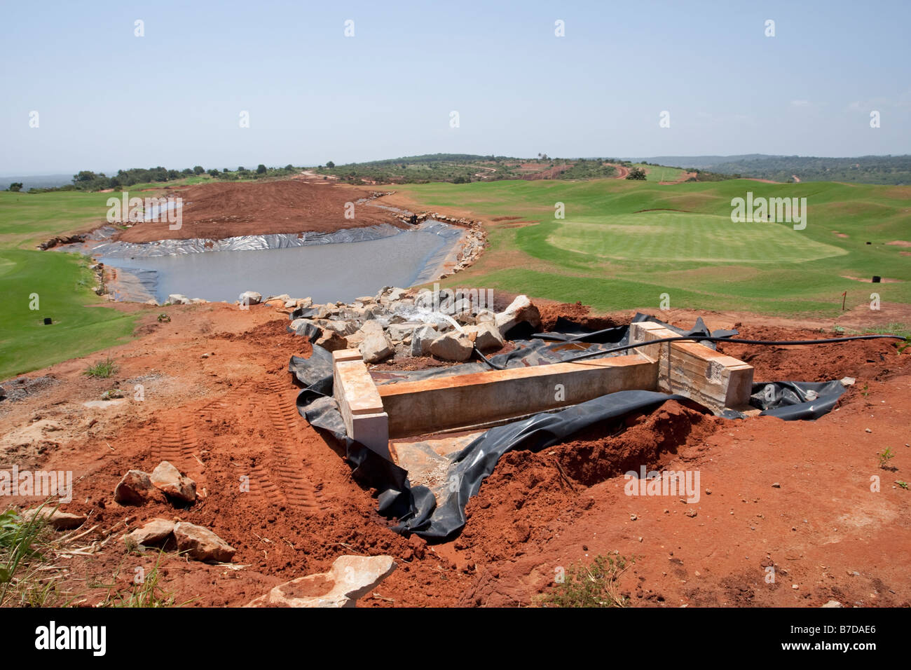 New golf course under construction Vpingo Ridge North Coast Mombasa