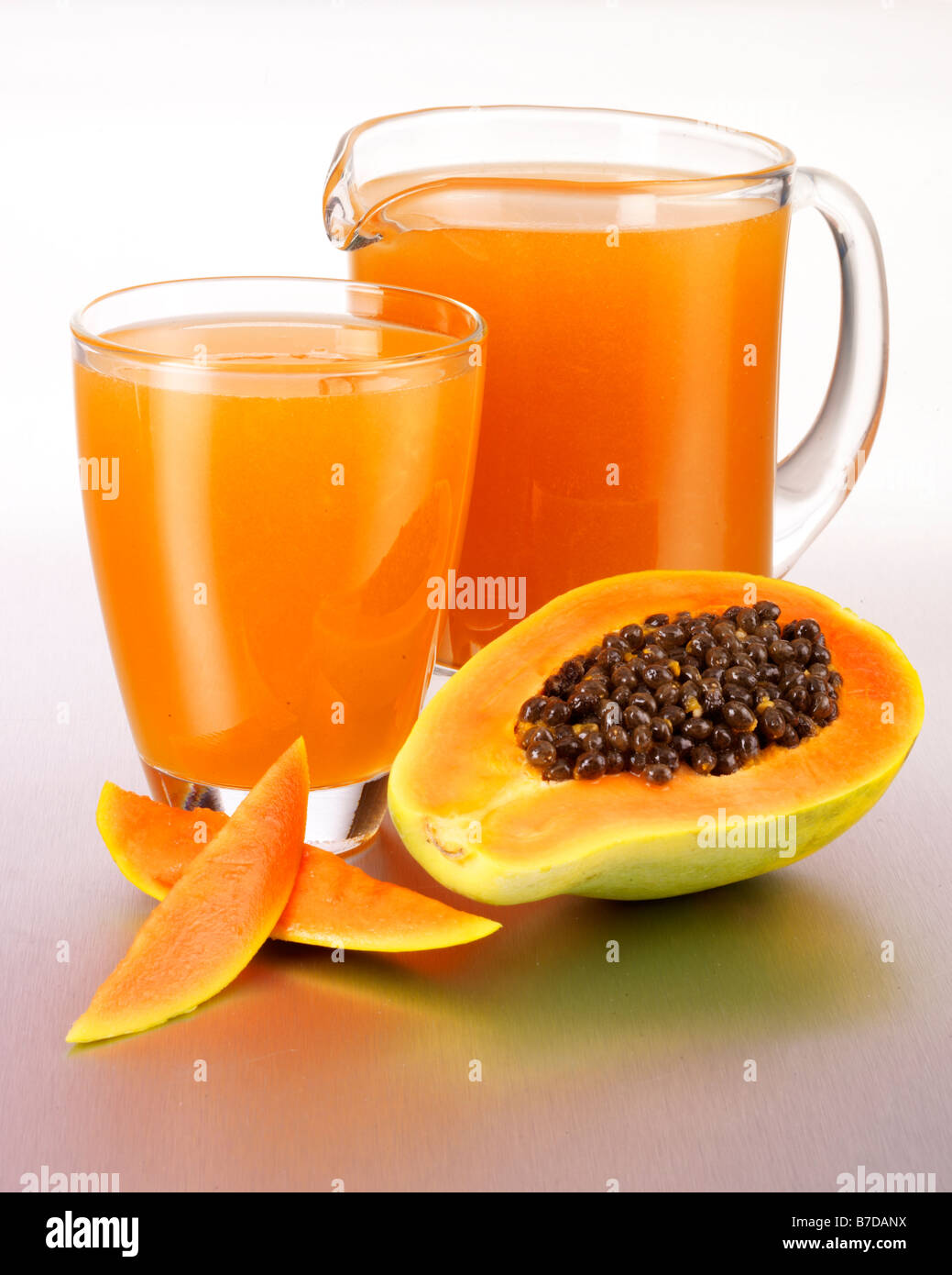 PAPAYA JUICE Stock Photo Alamy