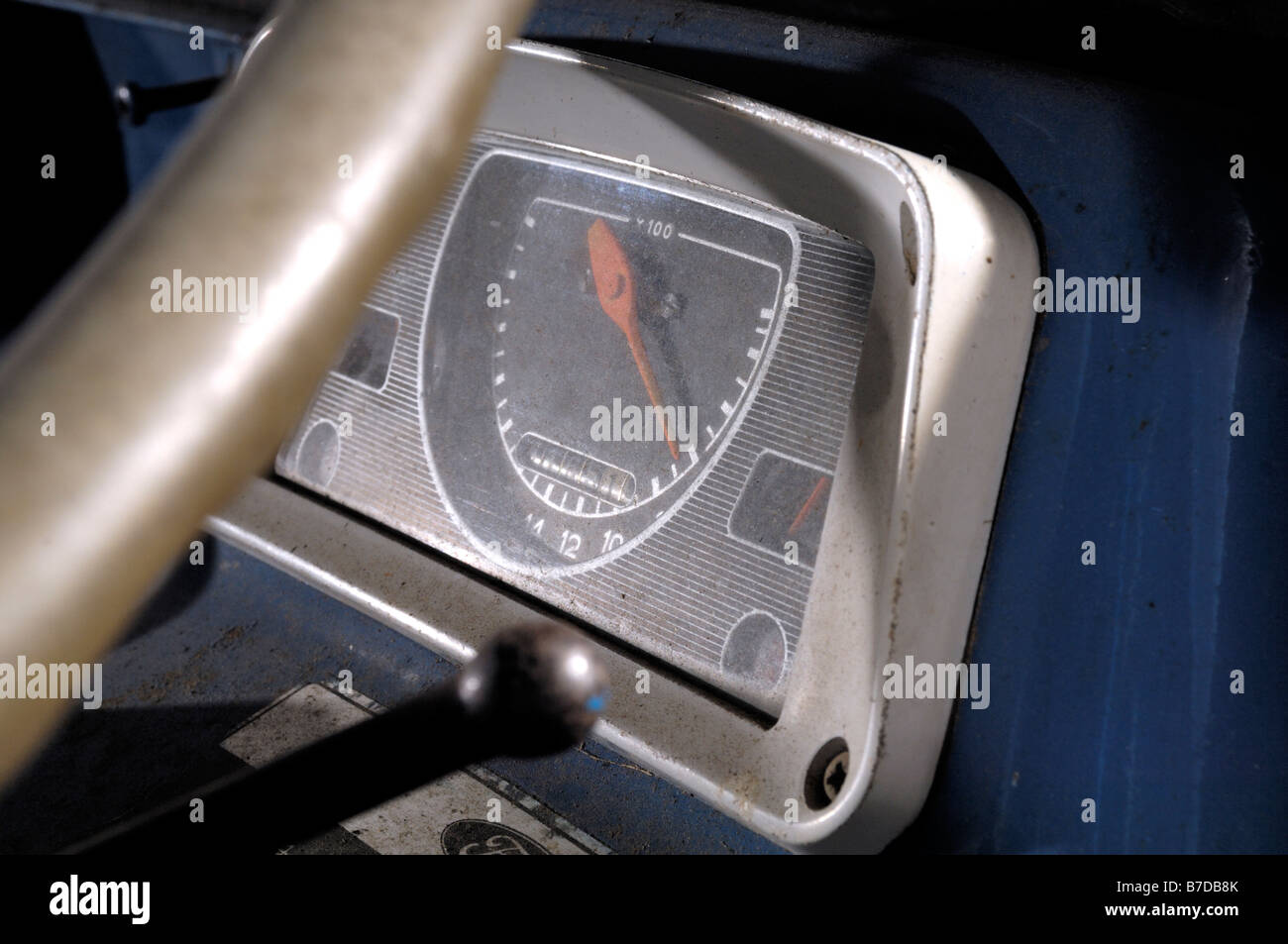Dashboard, Ford 3000 Vintage Tractor Stock Photo Alamy