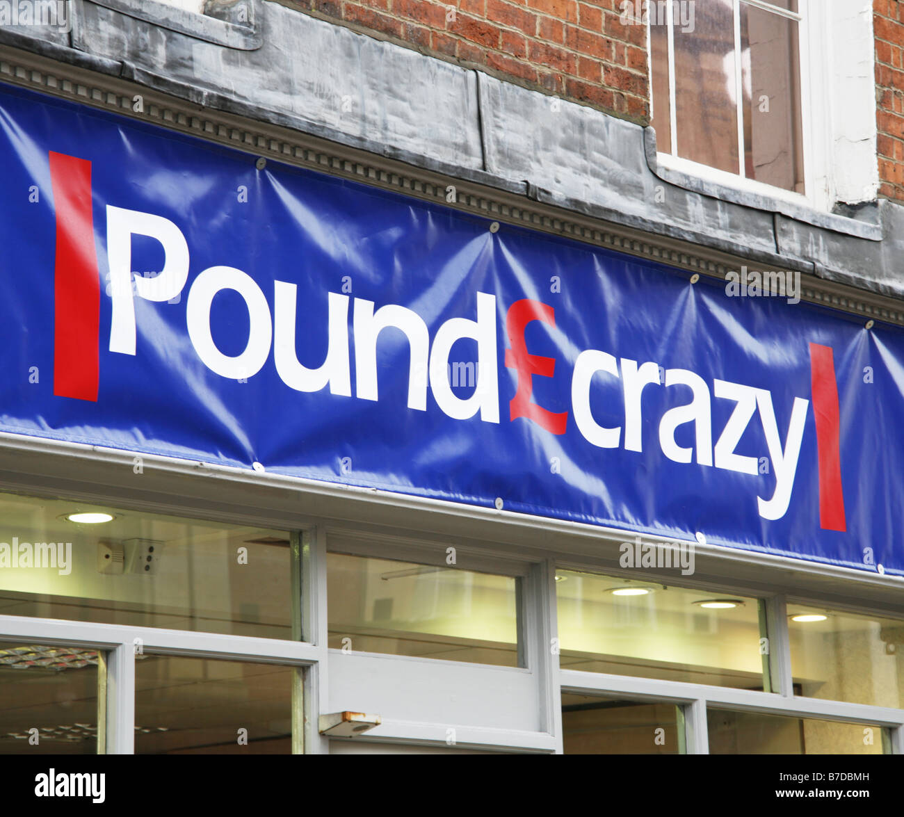 Pound Crazy Shop Stock Photo