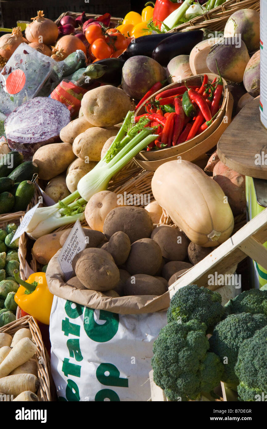 Cotswold Market Broadway Stock Photo Alamy