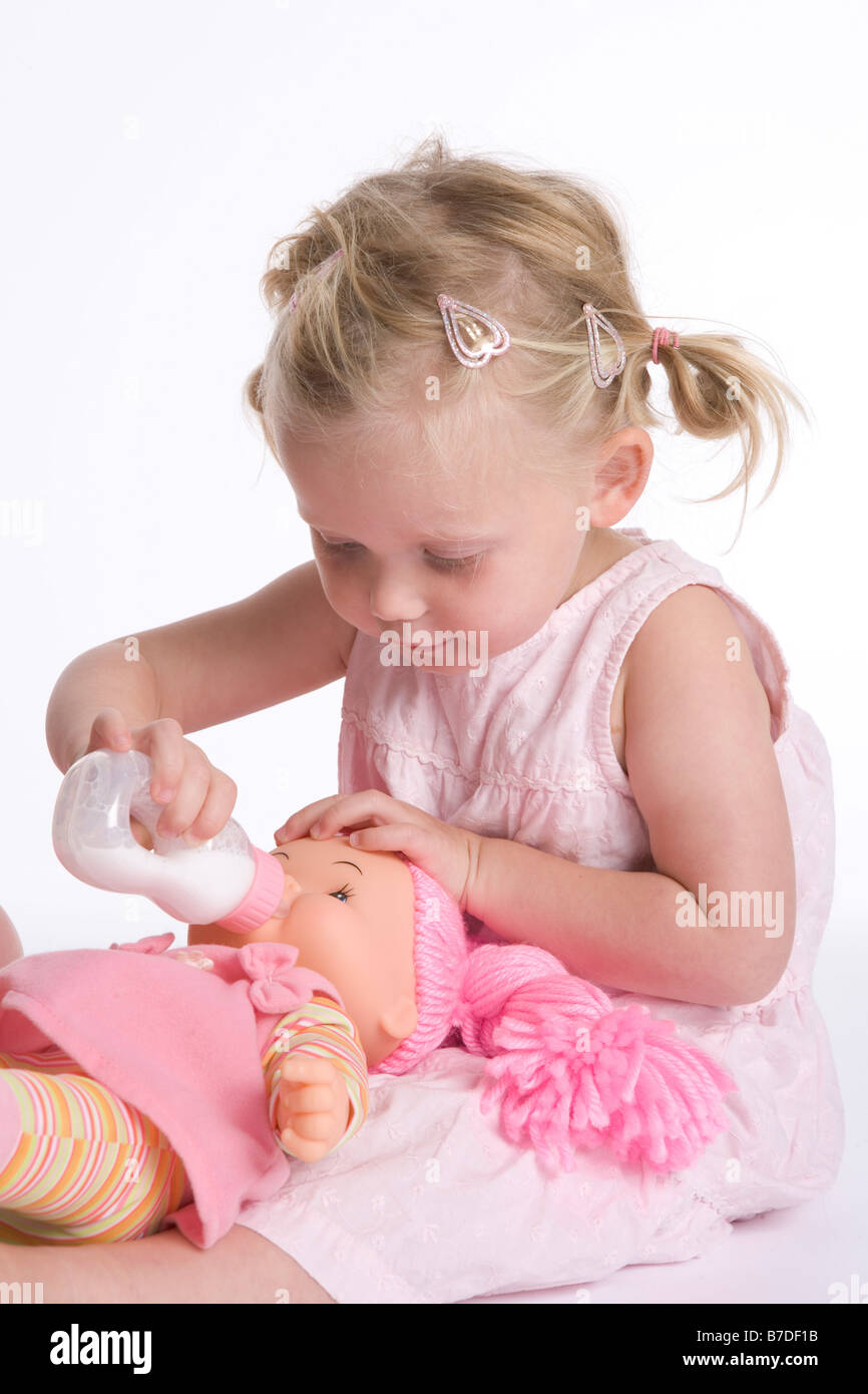 baby doll feeding