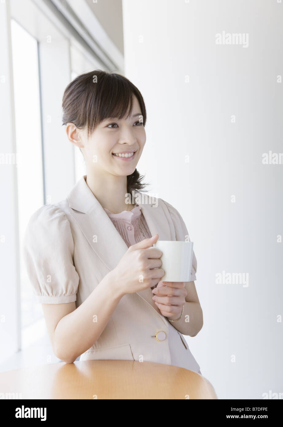 Businesswoman taking a break Stock Photo - Alamy