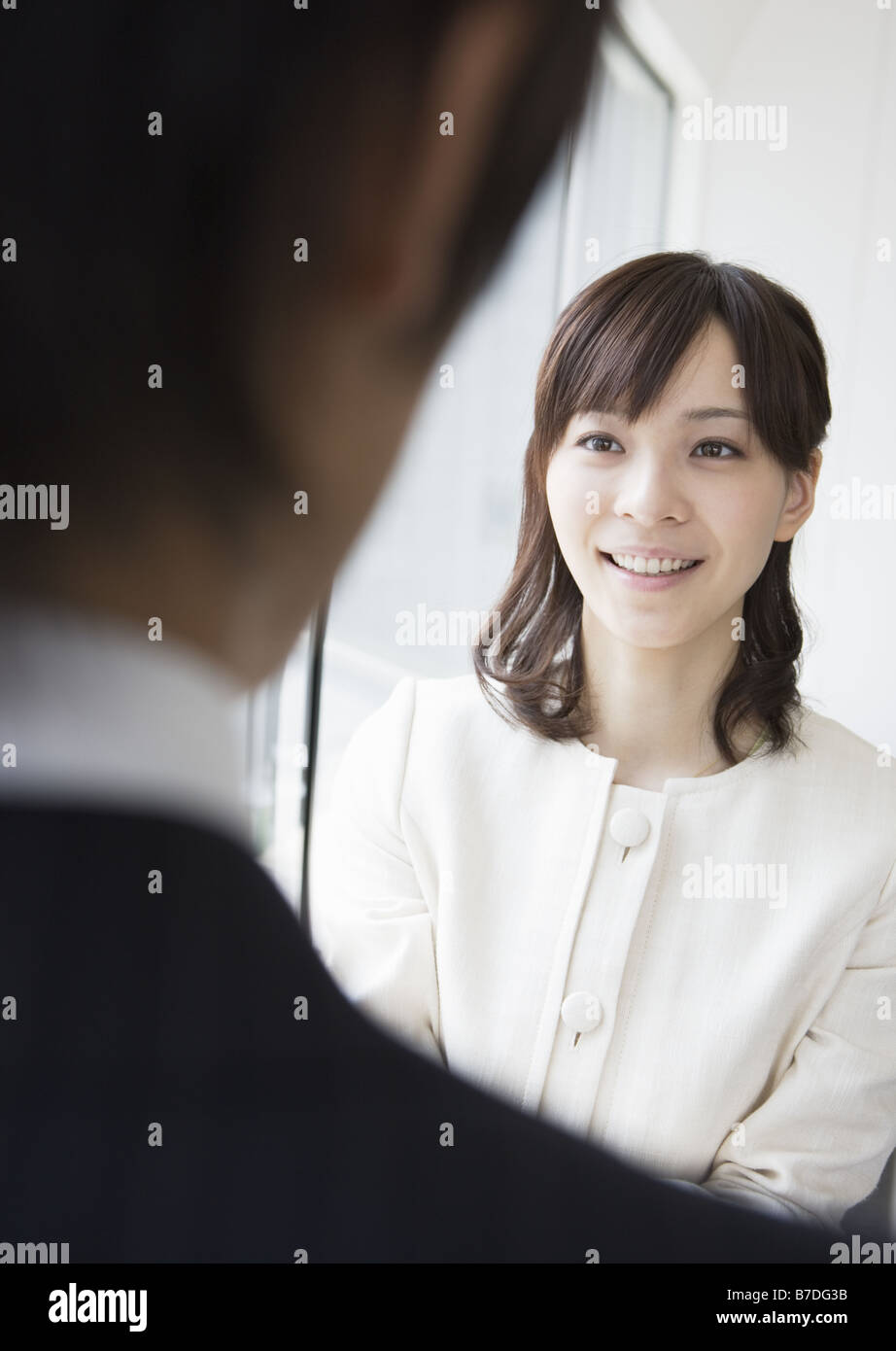 Interviewing partner hi-res stock photography and images - Alamy