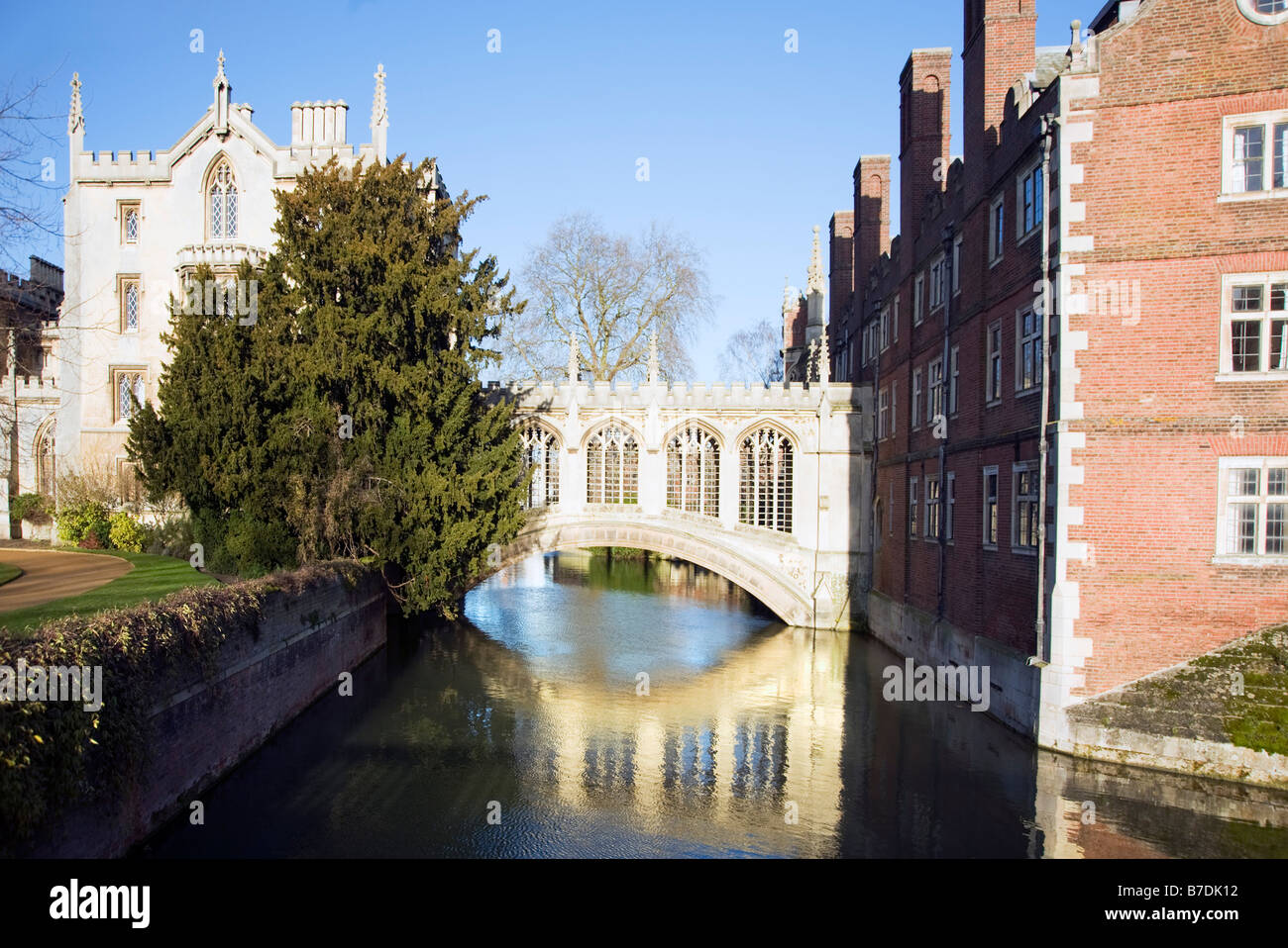 The Bridge of Sighs St Johns College Cambridge Stock Photo