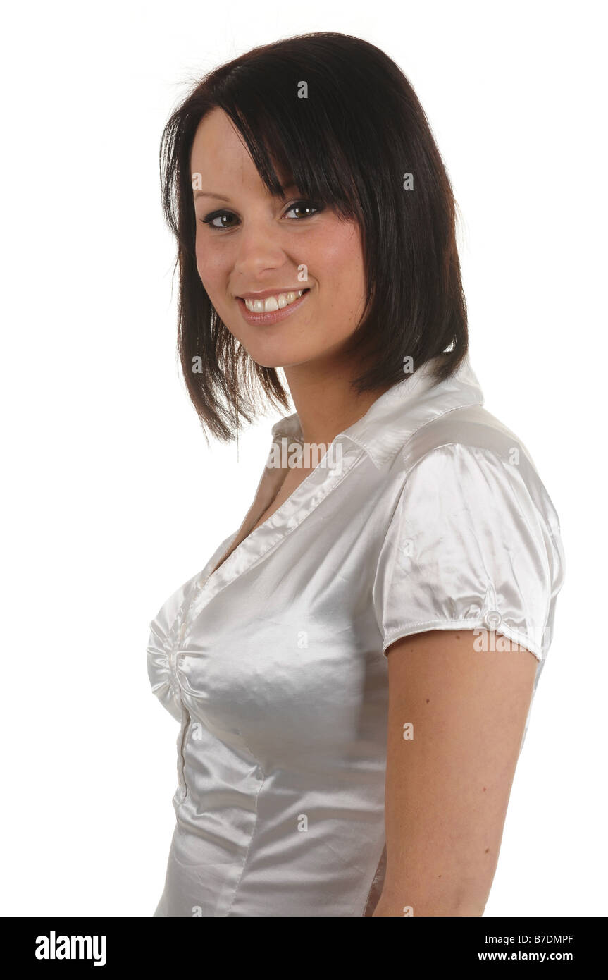 Woman dark haired hi-res stock photography and images - Alamy