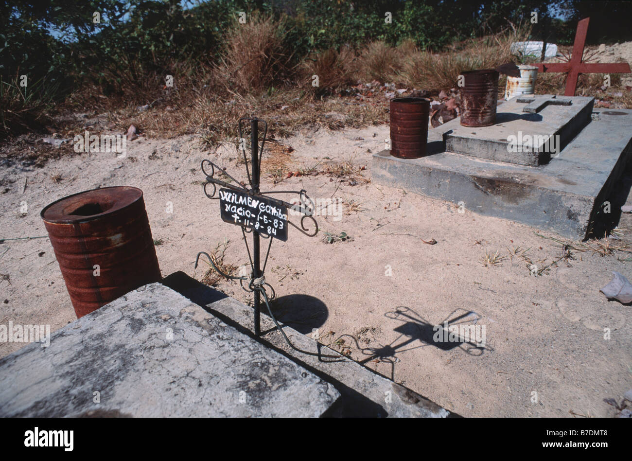 indian cemetery, Venezuela, Purto Ayacucho Stock Photo