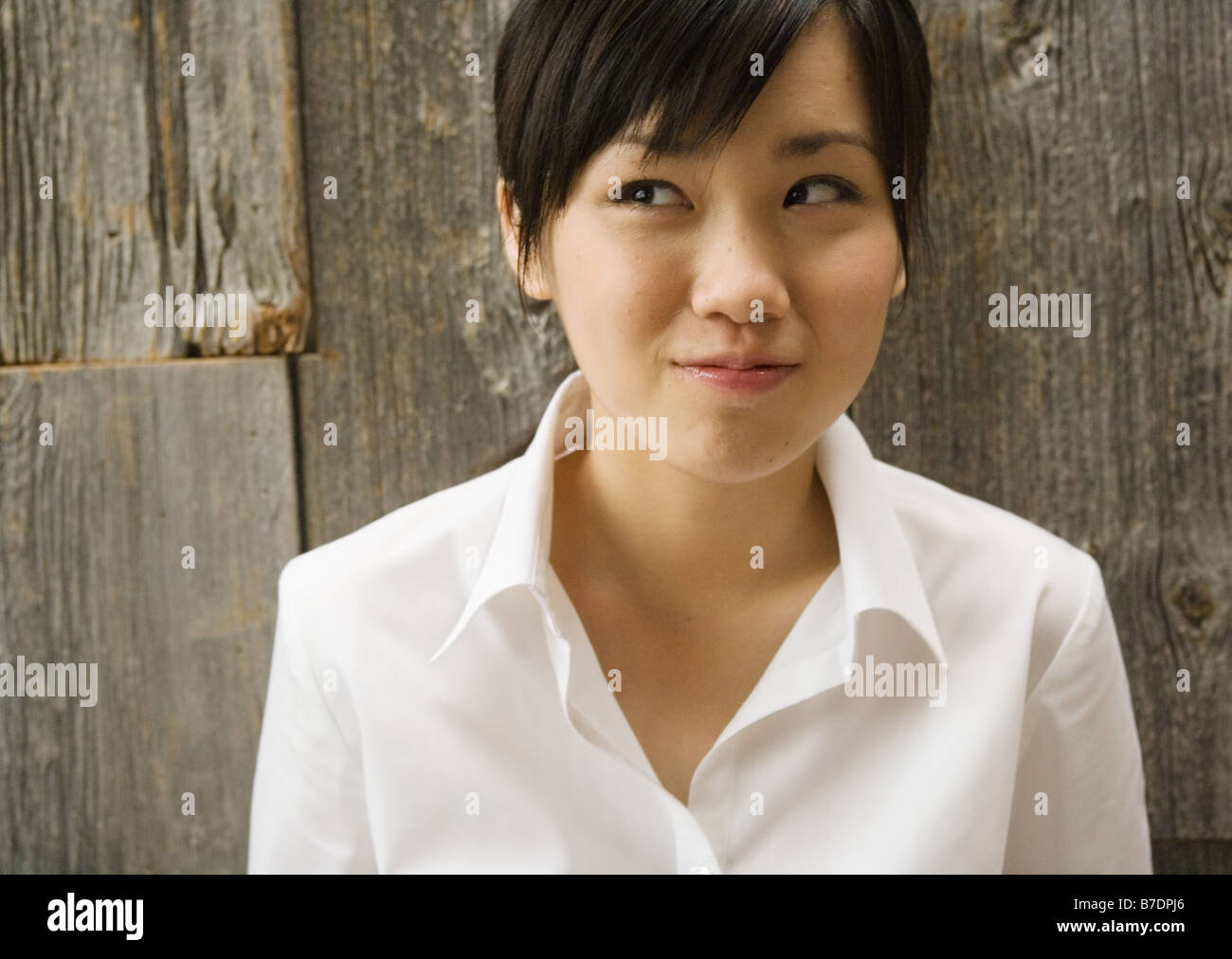 Teenage girl black uniform hi-res stock photography and images - Alamy