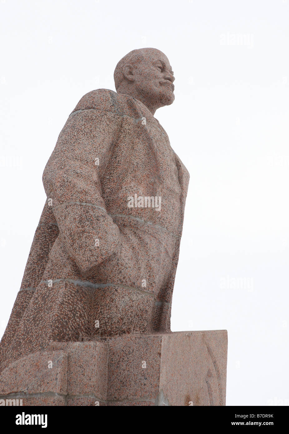 Lenin Statue, Anadyr Chukotka, Siberia Russia Stock Photo