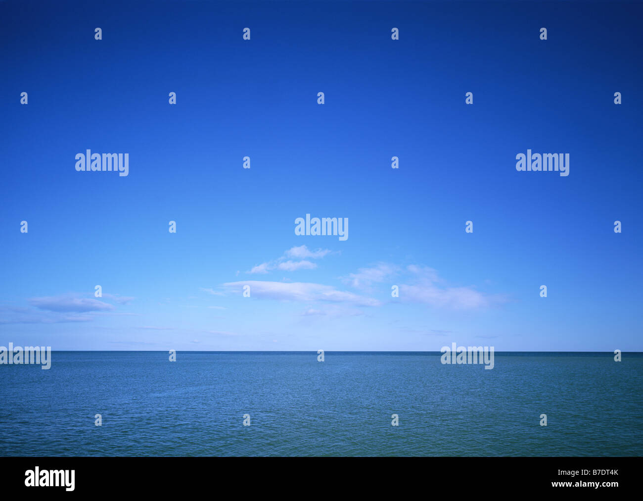 Blue Sky and Sea Stock Photo - Alamy