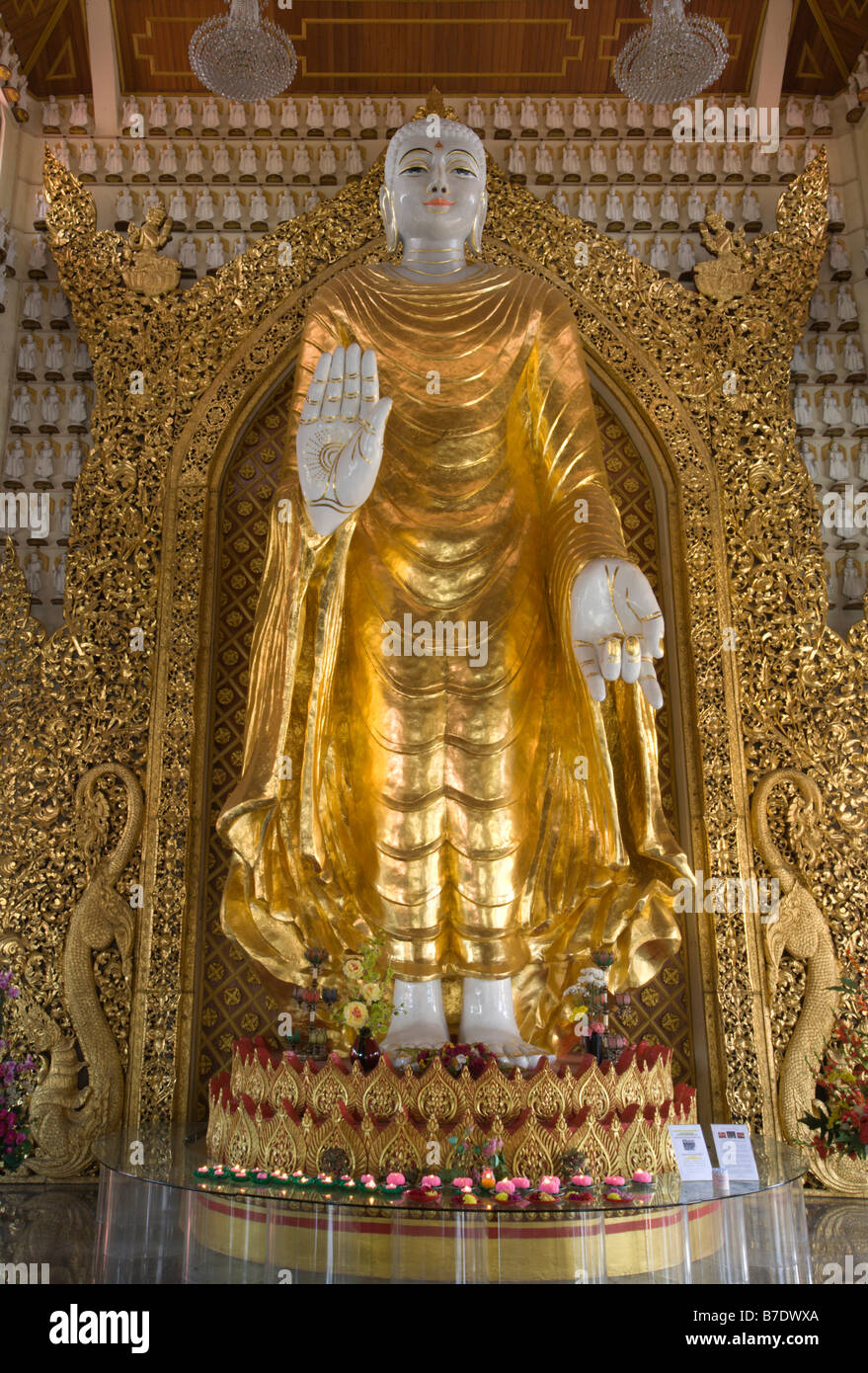 Dhammikarama Burmese Temple, Penang, Malaysia Stock Photo