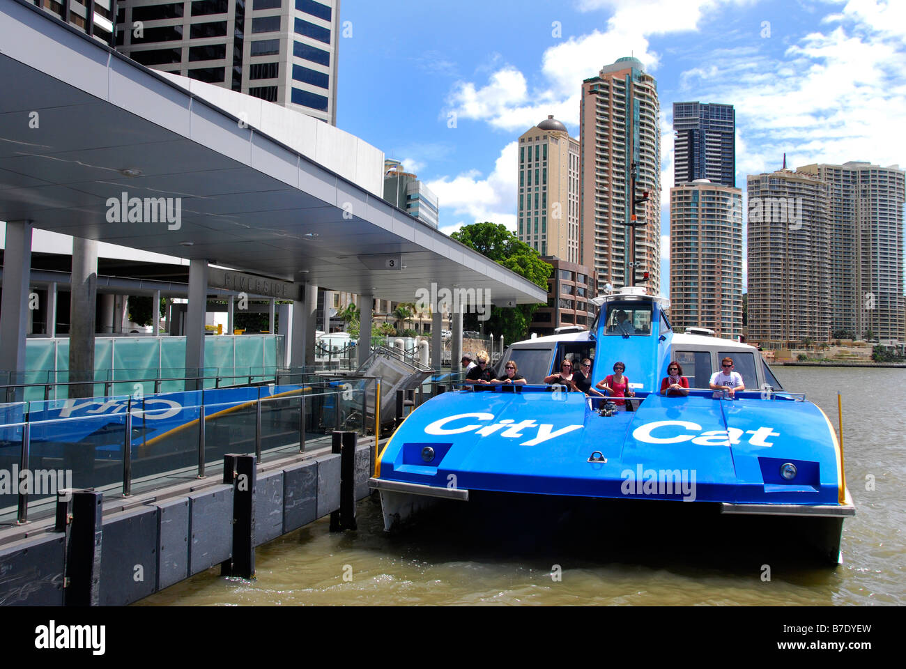 City Cat fast ferry, City of Brisbane, Queensland Australia, Brisbane
