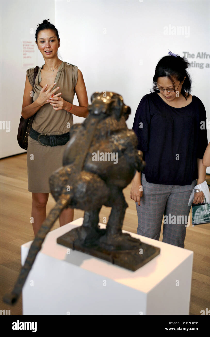 Pablo Picasso Sculpture, The Museum of Modern Art - MoMA, New York City, USA Stock Photo