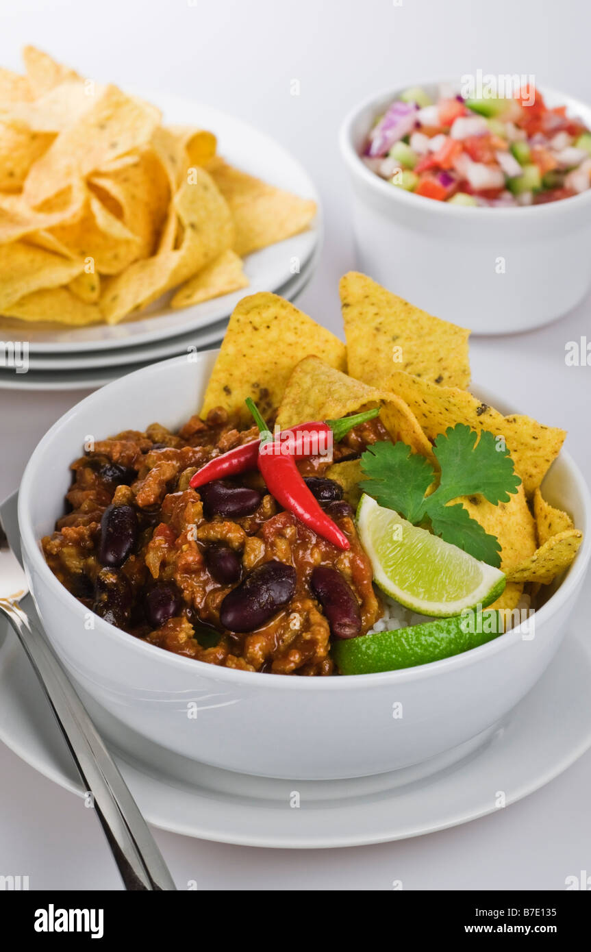 Chilli con carne Stock Photo