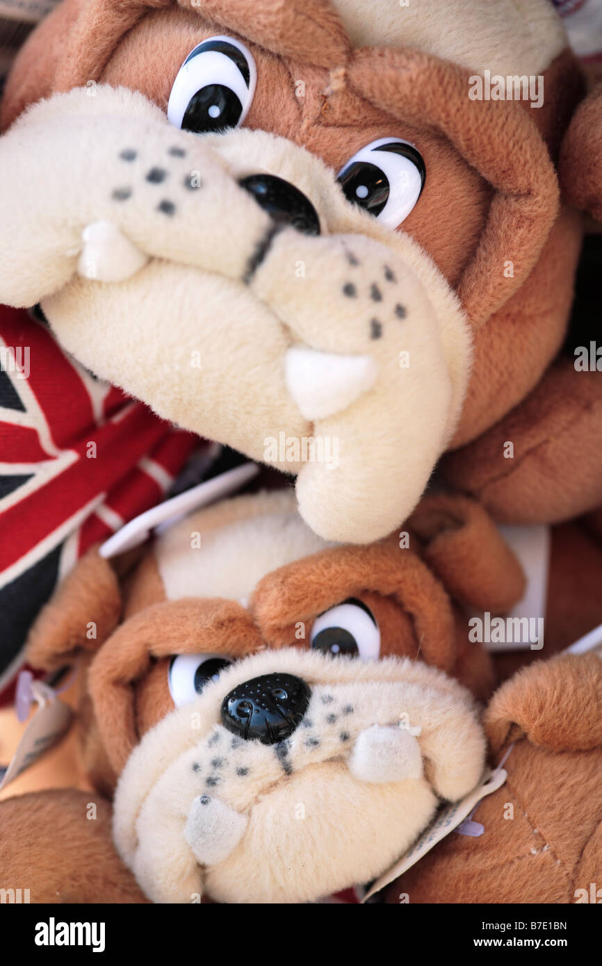 British Bulldog Soft Toys Stock Photo Alamy