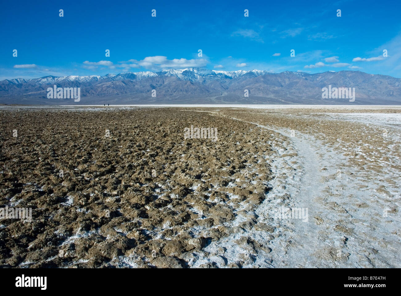 Badwater Basin, Death Valley Natinal Park, USA Stock Photo