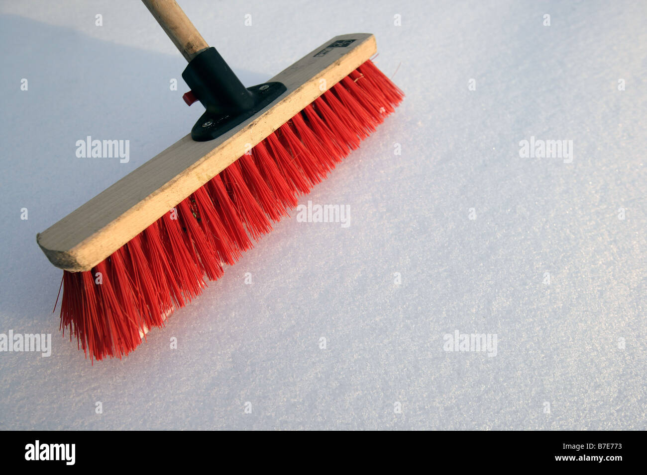 Sweeping broom for snow hires stock photography and images Alamy