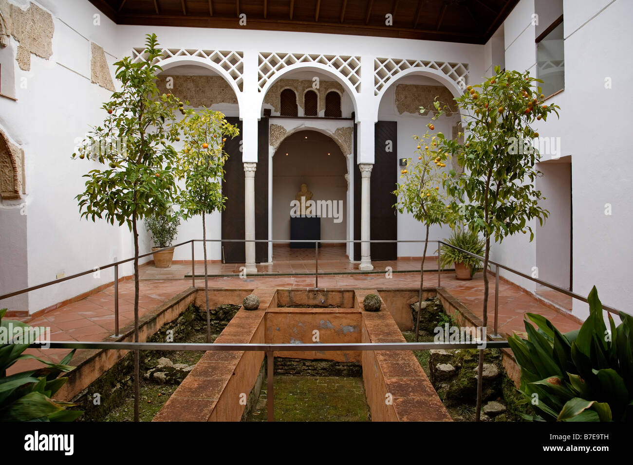 Nazari house and yard Casa Palacio del Gigante Ronda Serrania de Ronda Malaga Andalusia Spain