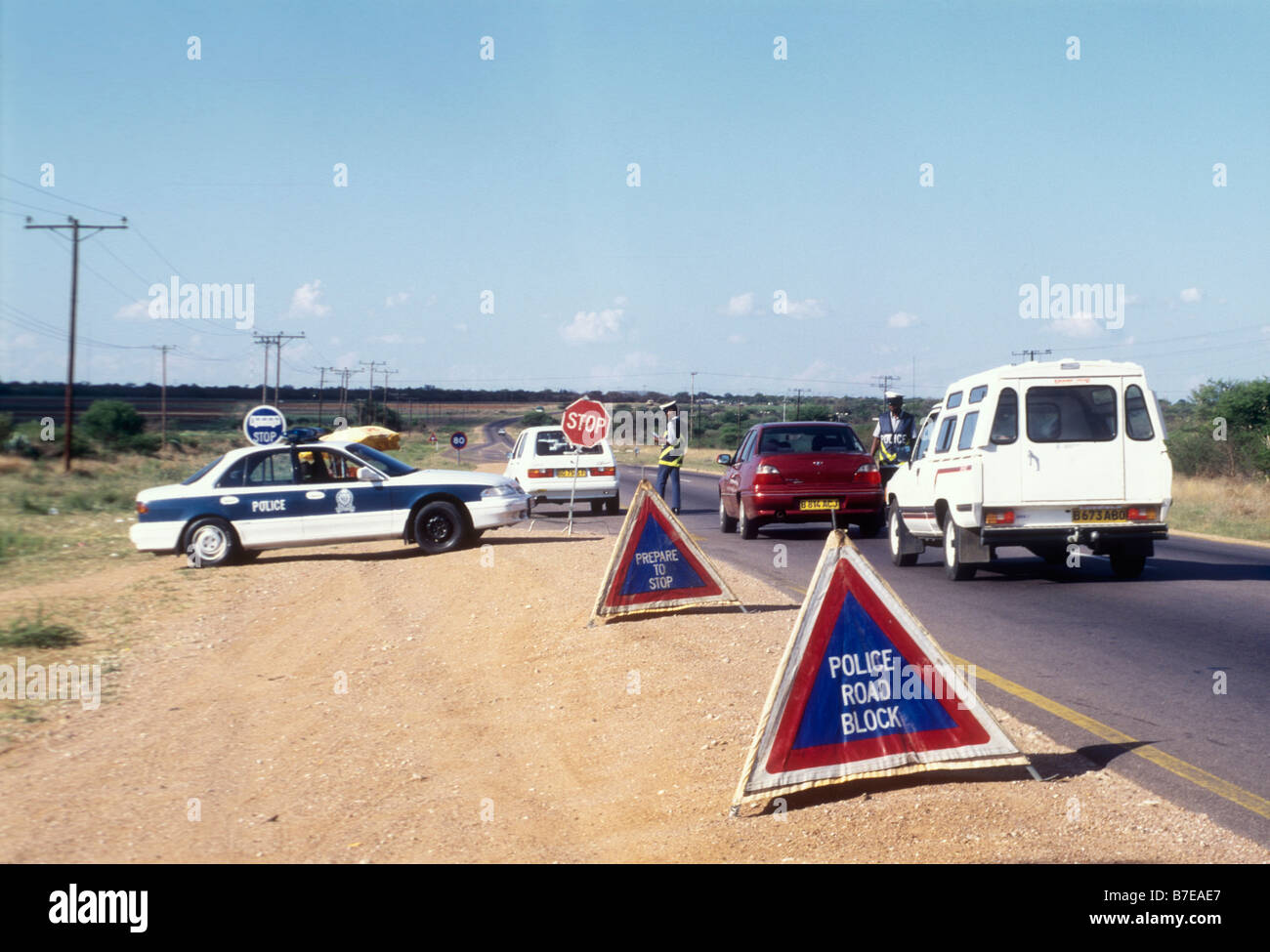 police-road-block-stock-photo-alamy