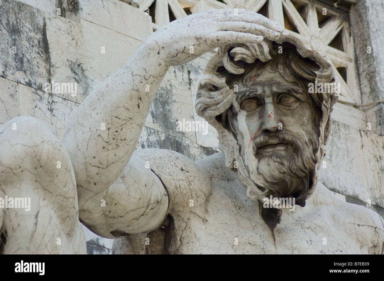 Statue in Capitoline museum Rome Italy Stock Photo