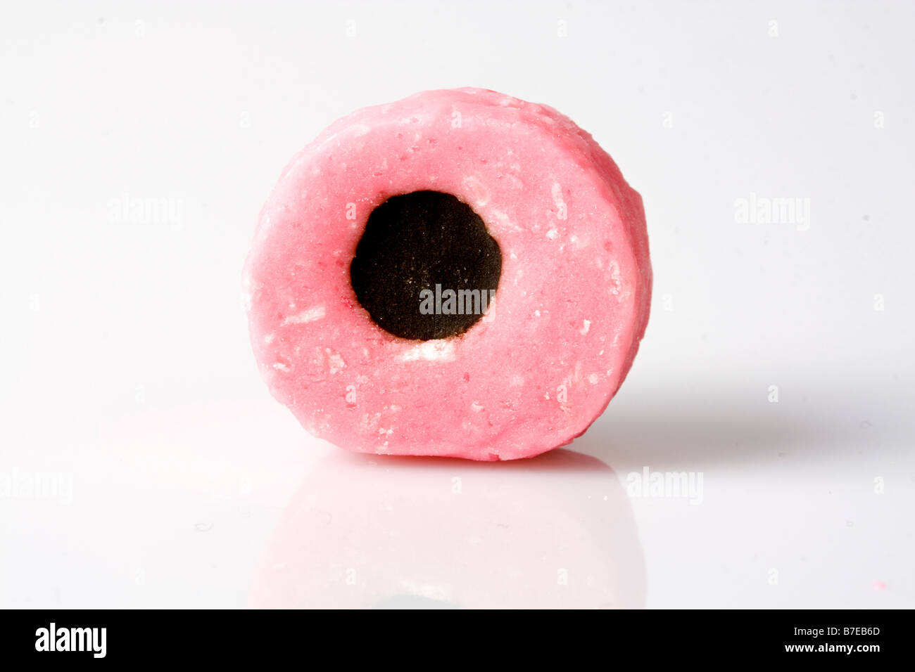 Pink Liquorice Allsort Wheel Stock Photo Alamy