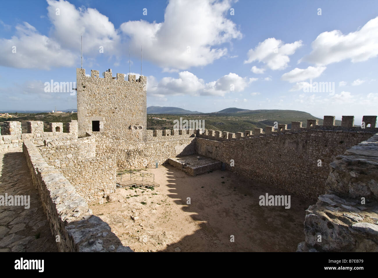 Sesimbra castle, Portugal. Stock Photo