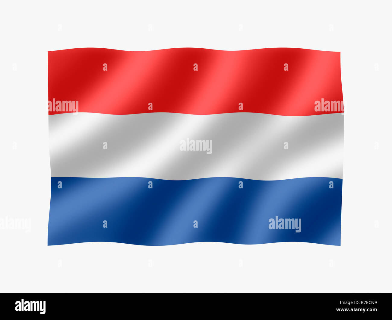 Dutch Holland Netherlands National Flag Stock Photo