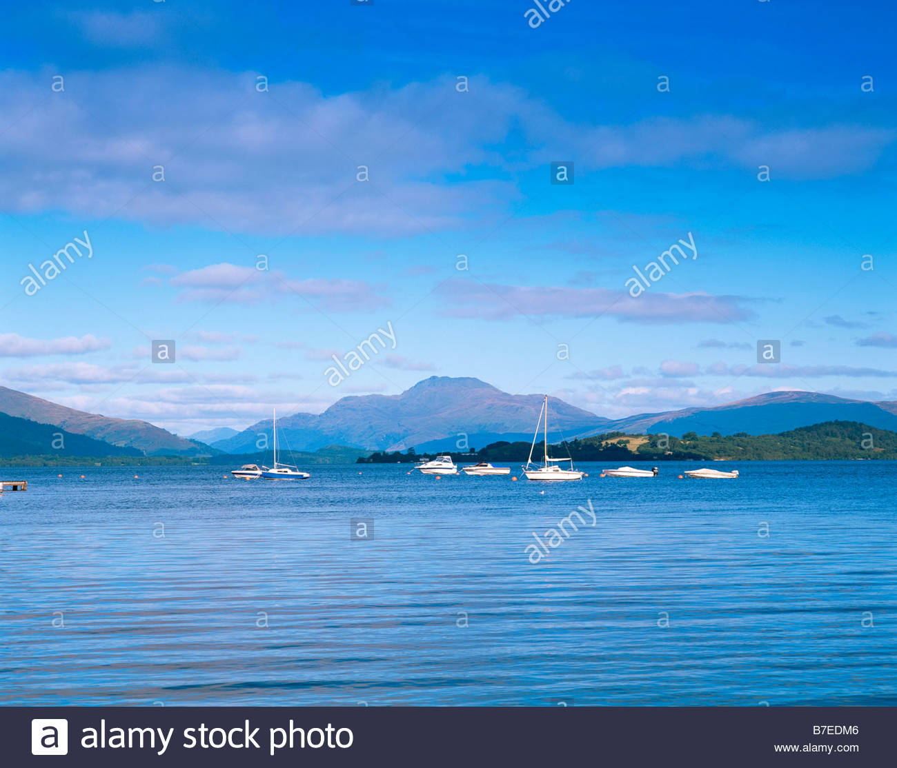 Duck Bay Marina >> Looking Across Loch Lomond To Ben Lomond From Duck Bay Duck Bay Marina >> Looking Across Loch Lomond To Ben Lomond From Duck Bay