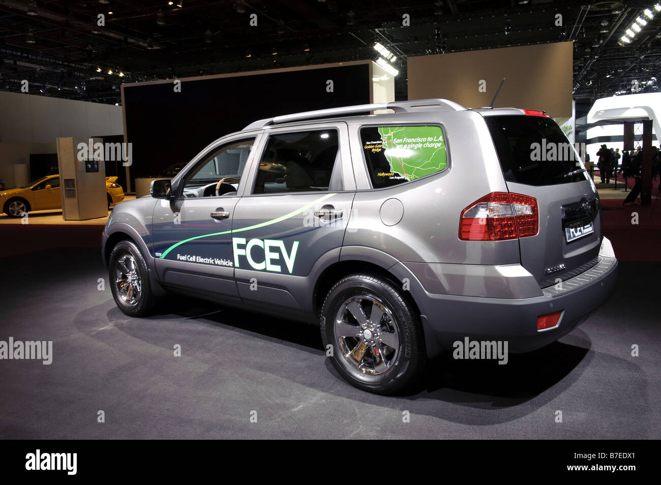 Kia Borrego FCEV at the 2009 North American International Auto Show in Detroit Michigan USA Stock Photo