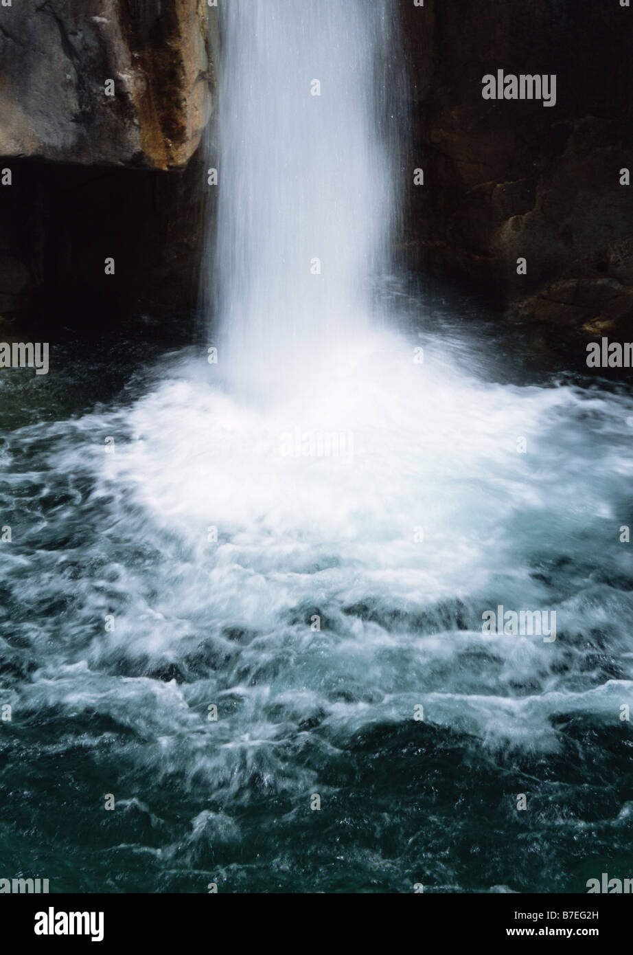 Basin of Waterfall Stock Photo Alamy