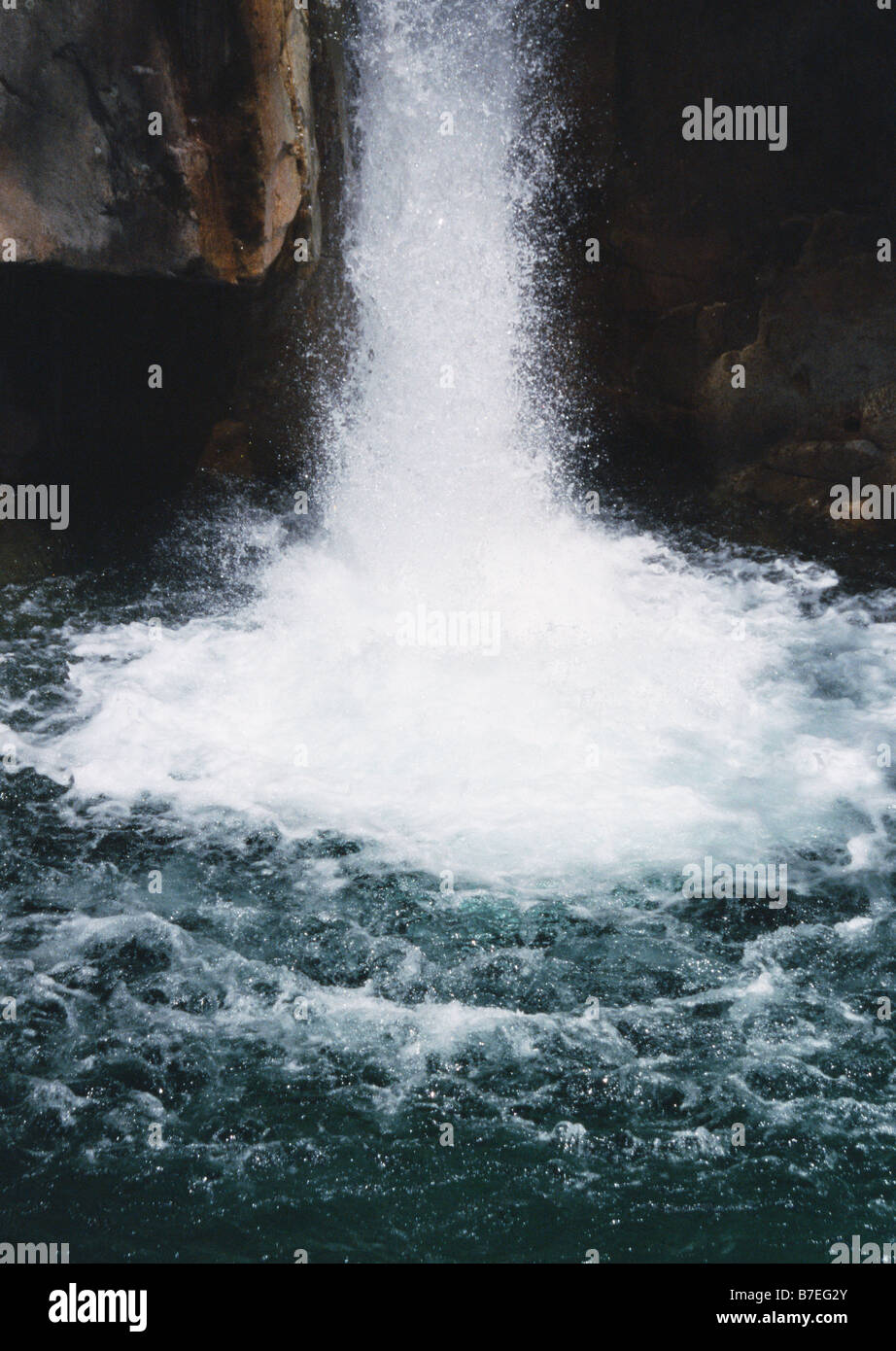 Basin of Waterfall Stock Photo Alamy