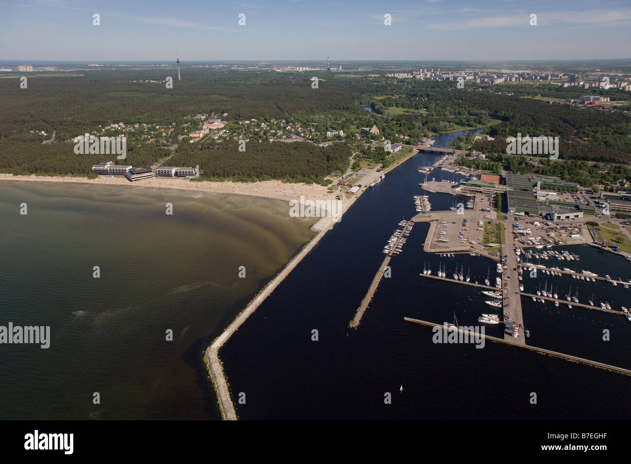 Pirita Beach and Marina, Tallinn, Estonia, Europe Stock Photo - Alamy