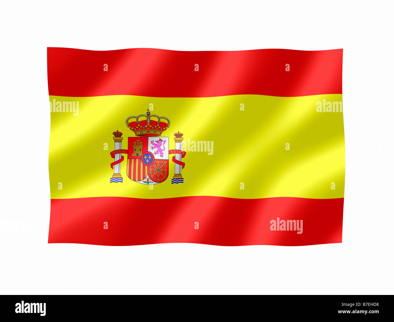 Spain Spanish National Flag Stock Photo