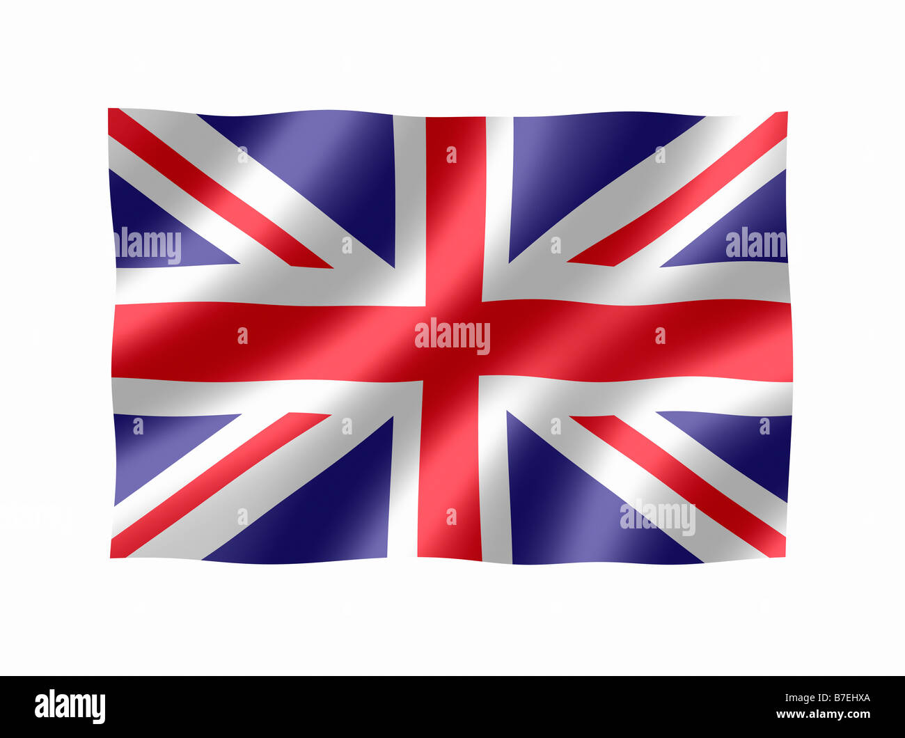 UK United Kingdom Flag Stock Photo