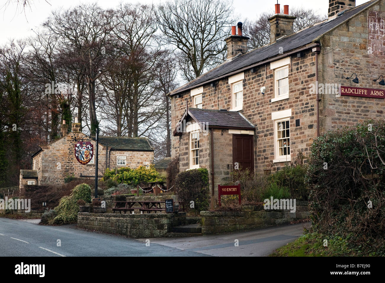 Radcliffe Arms Pannal Road Follifoot Village near Harrogate North Yorkshire Stock Photo