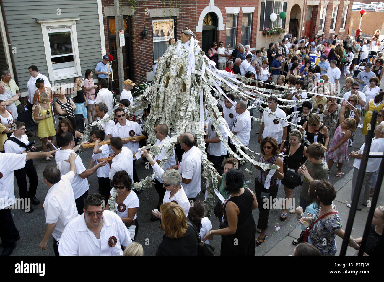 Saint Anthony's Feast, Little Italy, Boston, Massachusetts, USA Stock Photo
