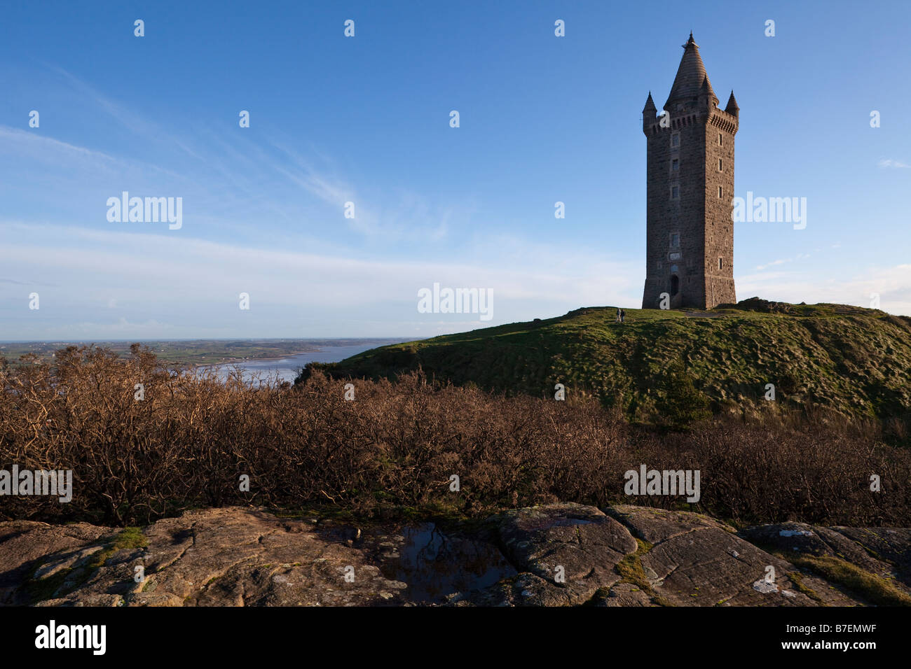 Scrabo Tower, County Down, Northern Ireland Stock Photo