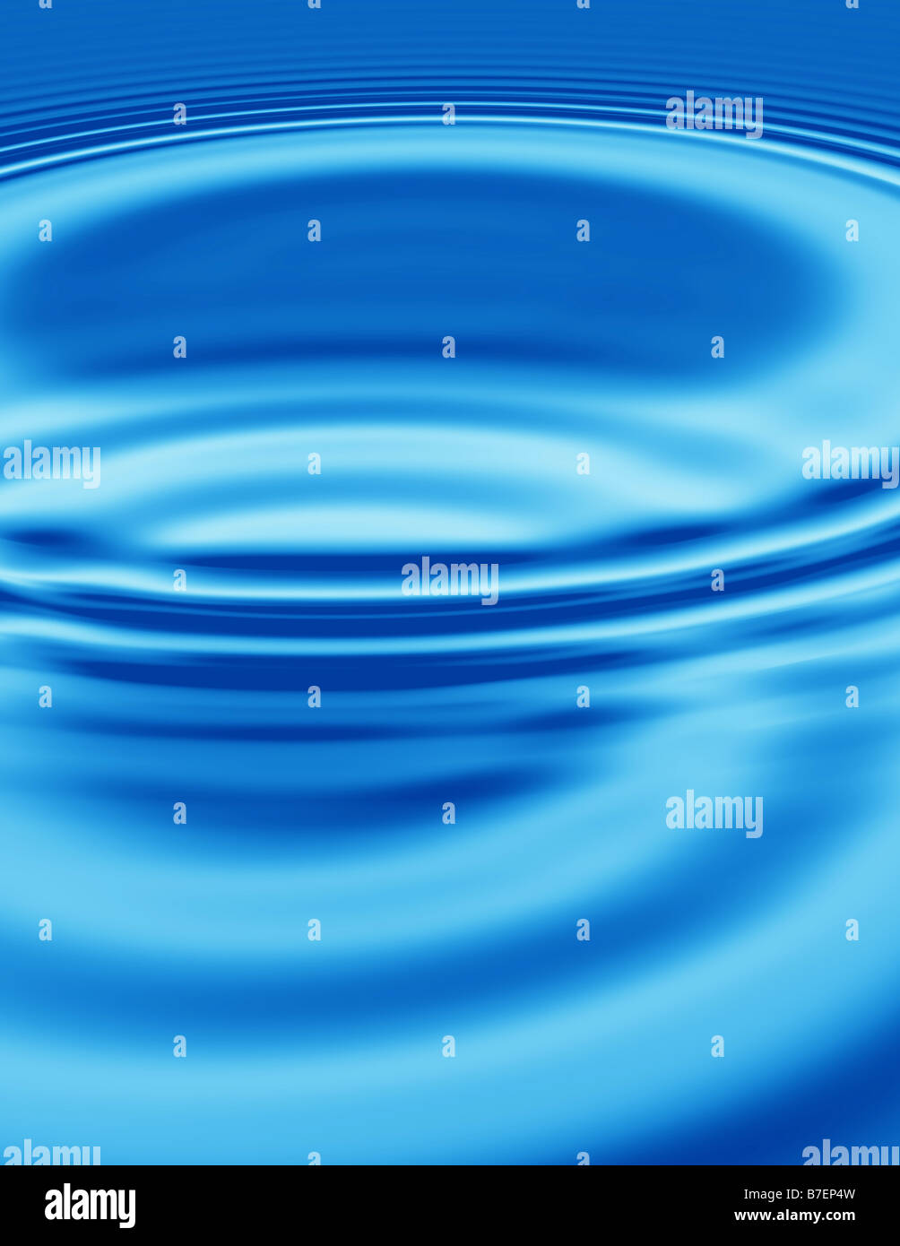 abstract blue water ripple background Stock Photo