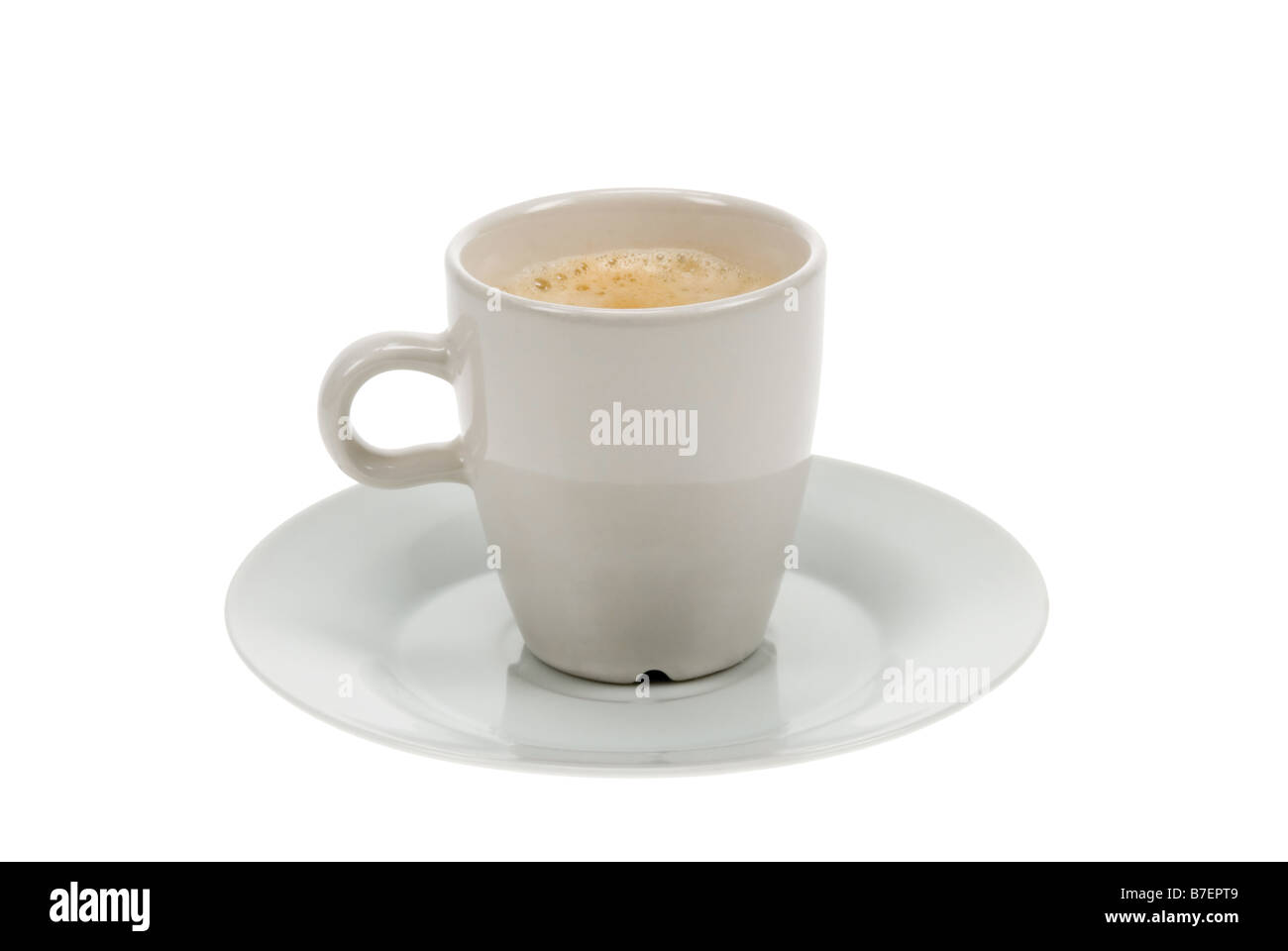 cup of coffee isolated on a white background Stock Photo - Alamy