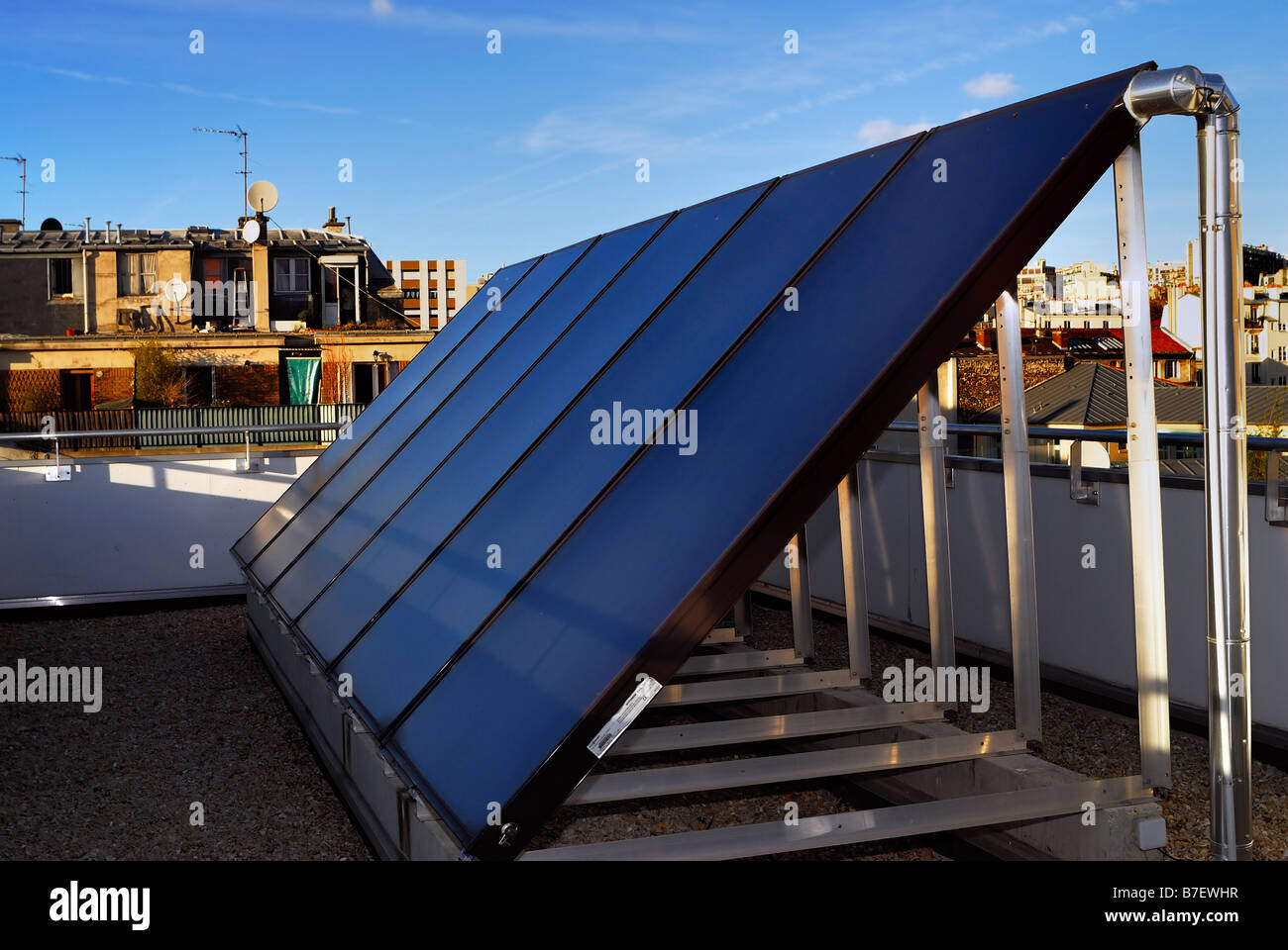 Panels outside sun architecture technology home future heating system