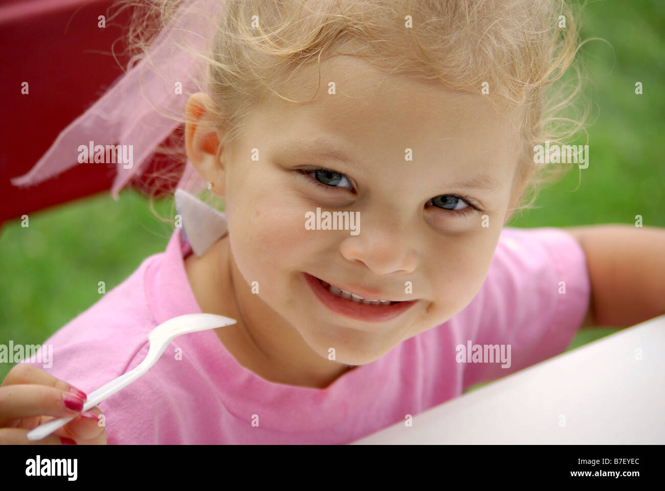 Biracial Child Blonde Stock Photos Biracial Child Blonde Stock