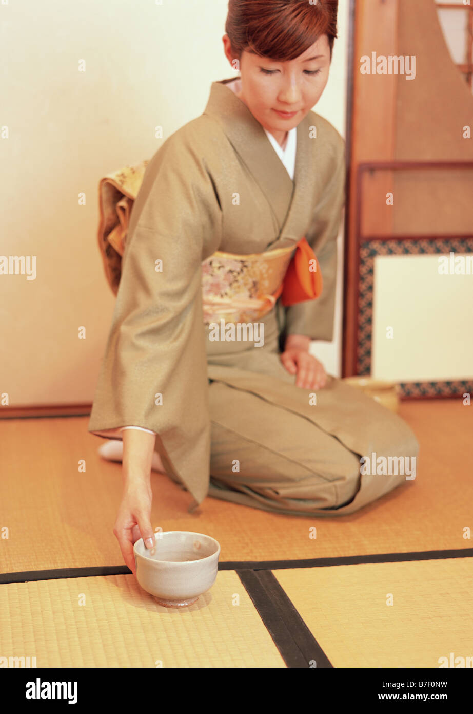 Japanese Tea Ceremony Stock Photo - Alamy