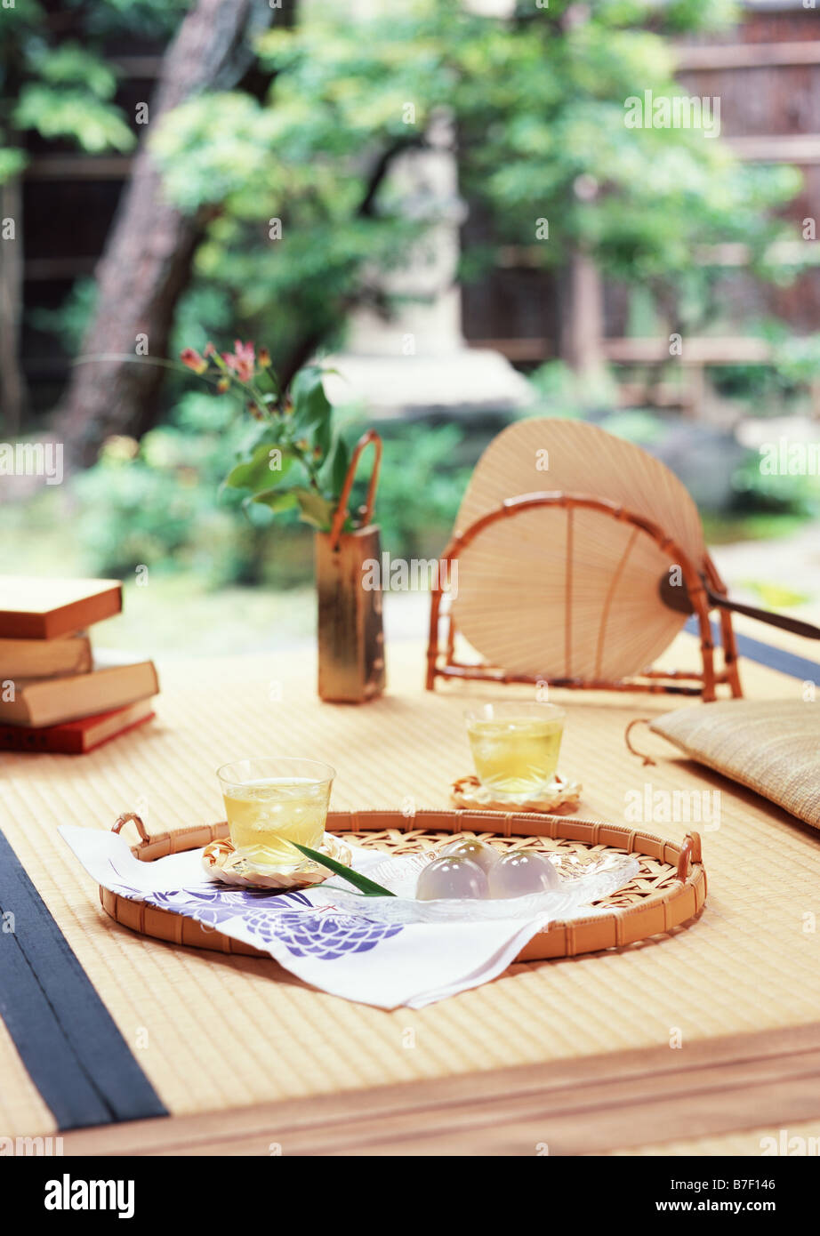 Porch in Japanese style Stock Photo Alamy