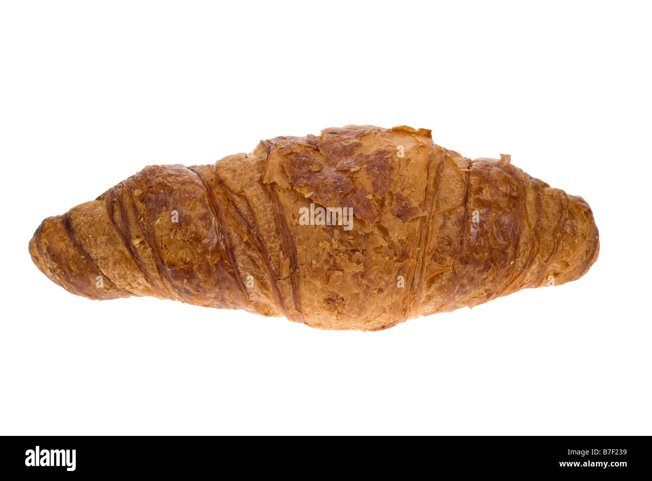 fresh croissant isolated on a white background Stock Photo - Alamy