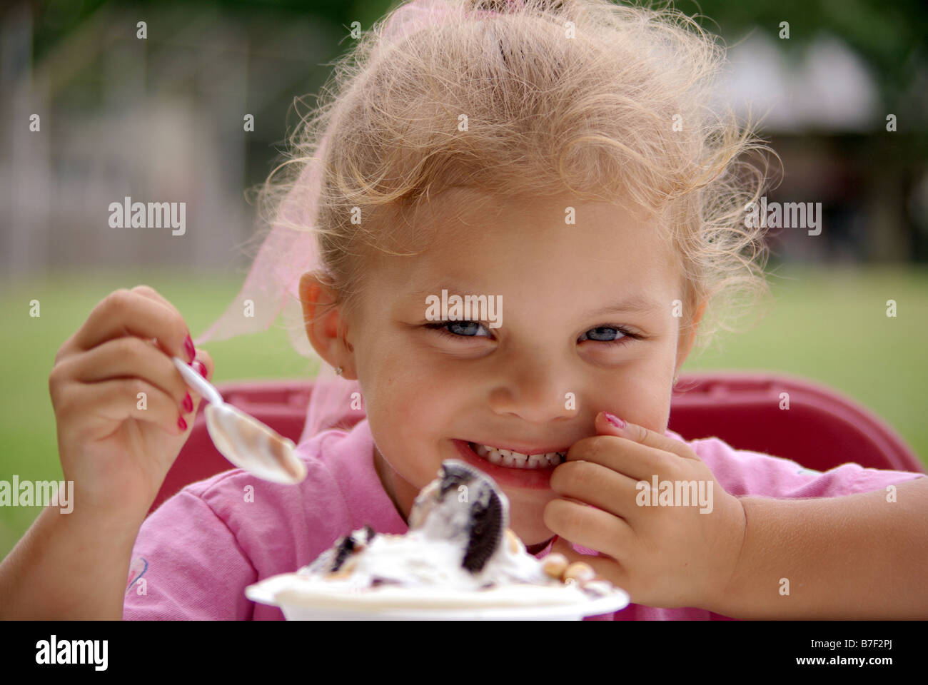 Biracial Child Blonde Stock Photos Biracial Child Blonde Stock